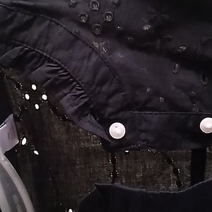 Dressy Embroidered Shirt S 100 % COTTON